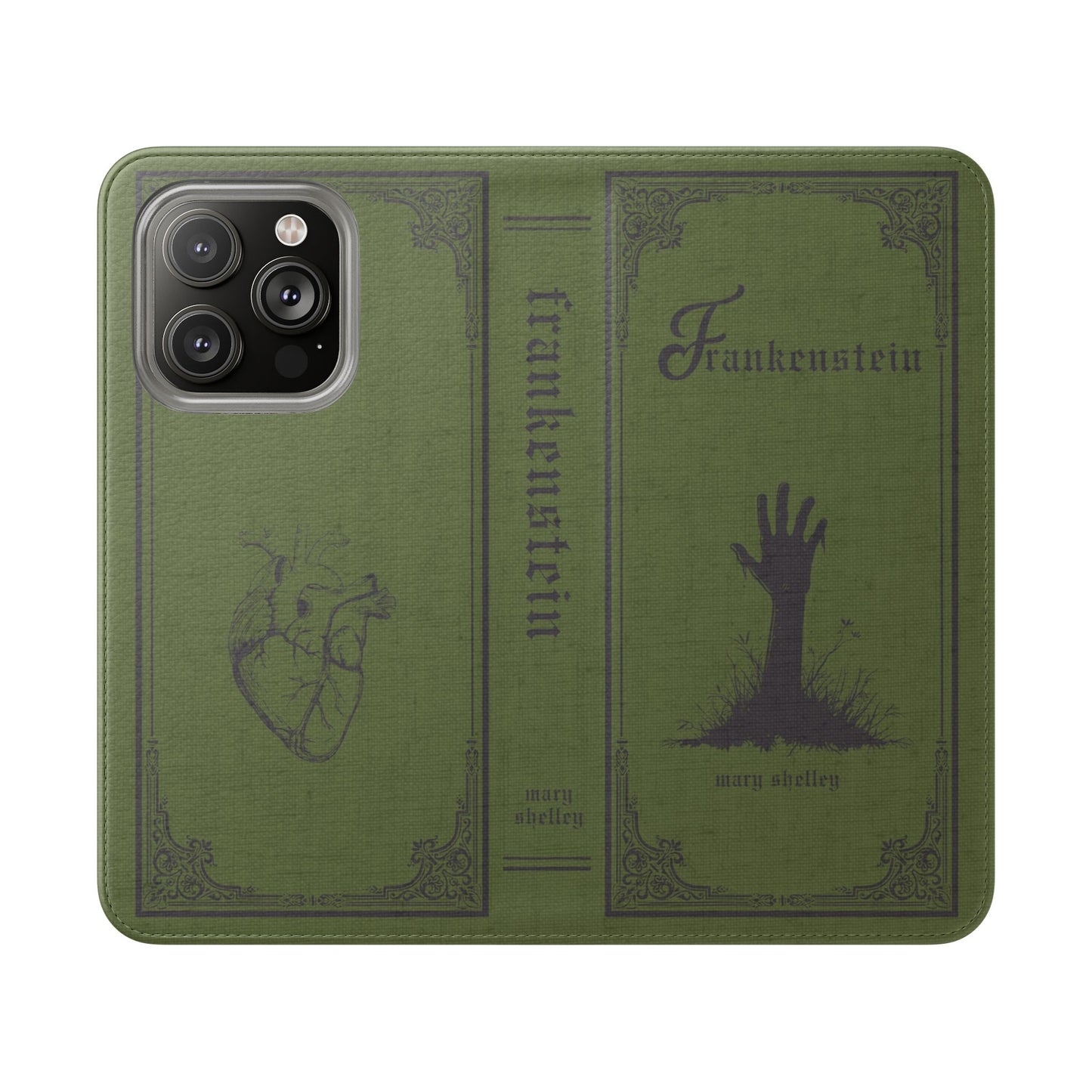 Frankenstein by Mary Shelley 1818 Book Phone Wallet