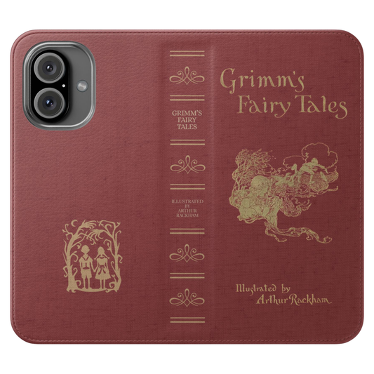 Grimm’s Fairy Tales by Jacob & Wilhelm Grimm 1812 Book Phone Wallet