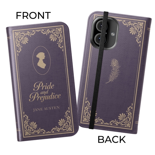 Pride & Prejudice by Jane Austen 1813 Book Phone Wallet