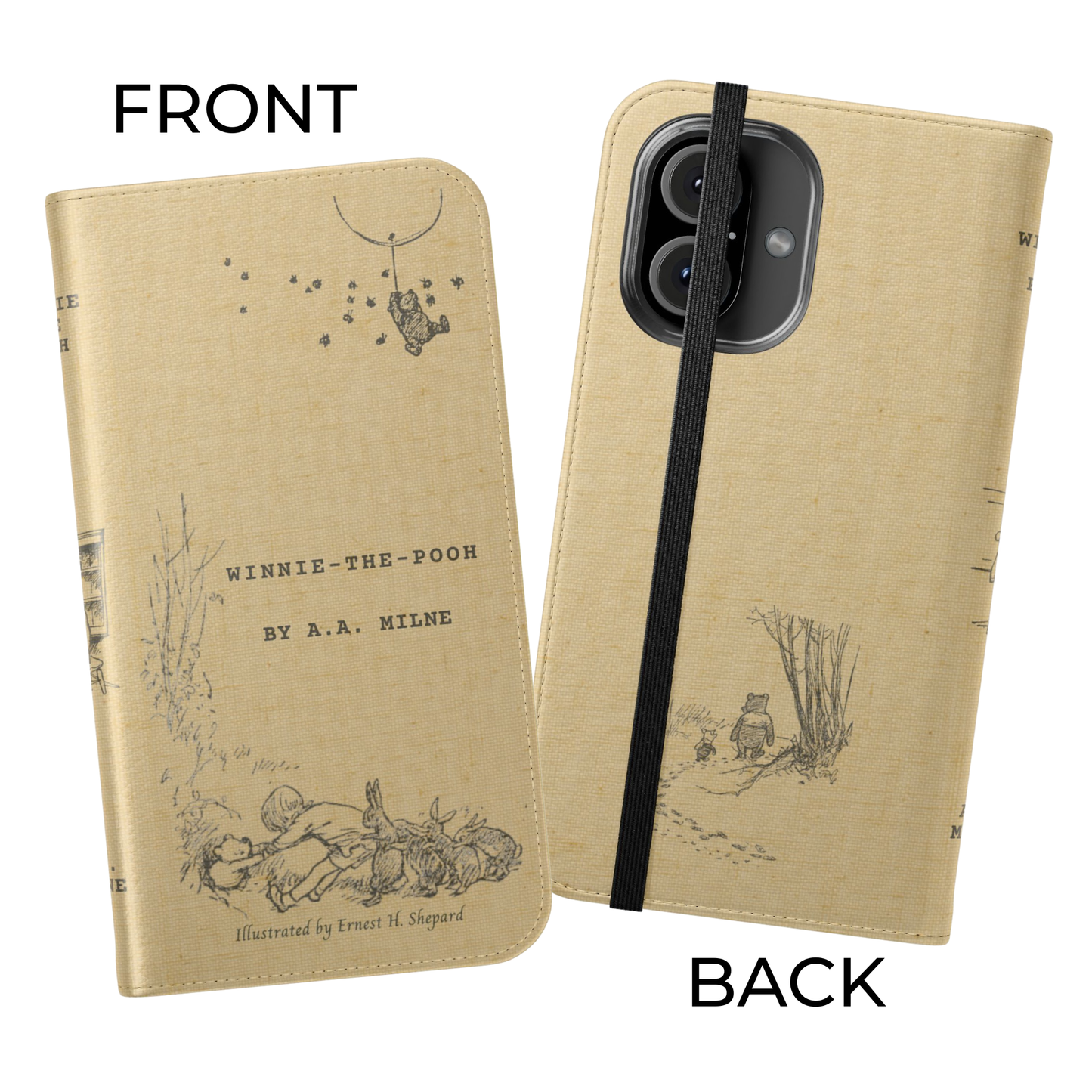 Winnie the Pooh by A. A. Milne & E. H. Shepard 1926 Book Phone Wallet